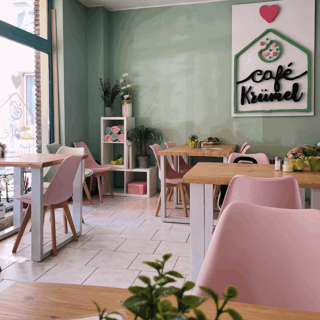 Innenräume vom Café Krümel