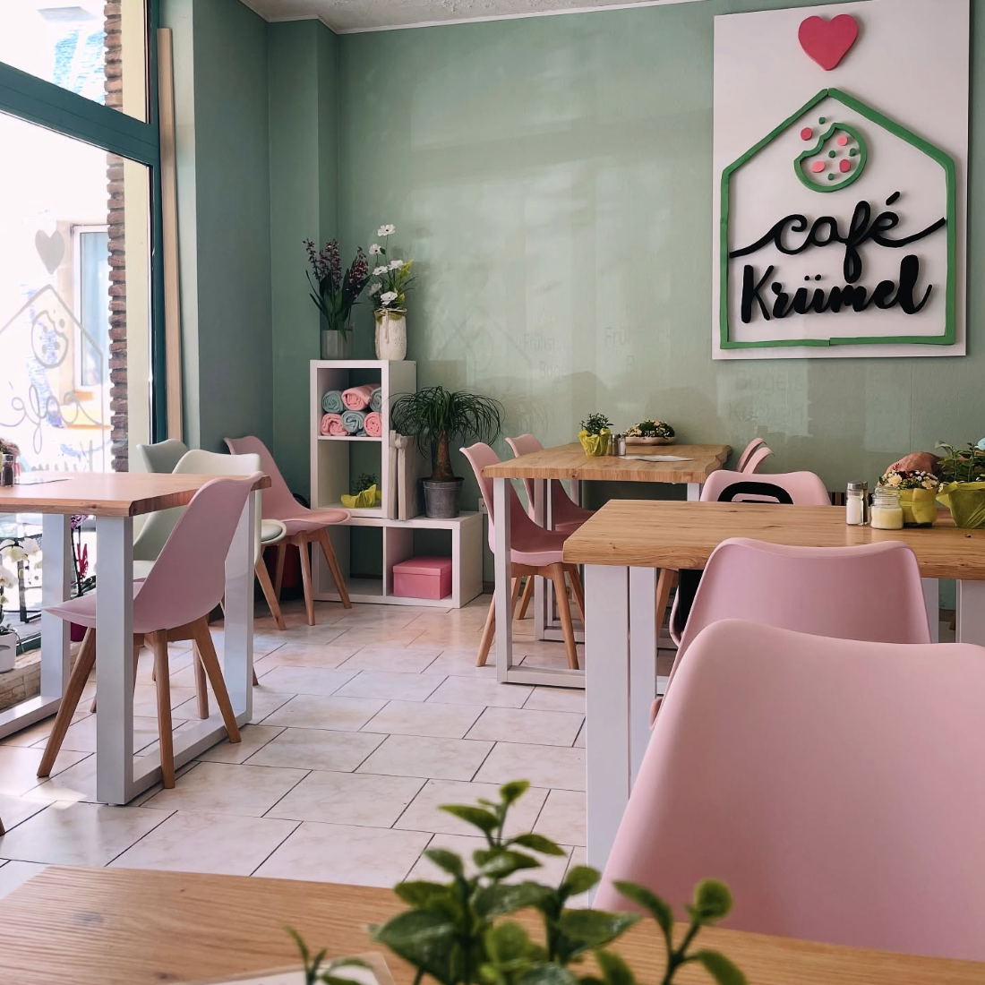Innenräume vom Café Krümel